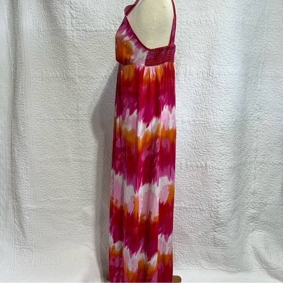 Inc Womens Tie Dye Boho Beach Sleeveless Maxi Dress, Size 4p - Picture 5 of 11